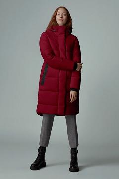 Chamarras Canada Goose Mujer México - Byward Abrigos Black Label Rojos WY6103984